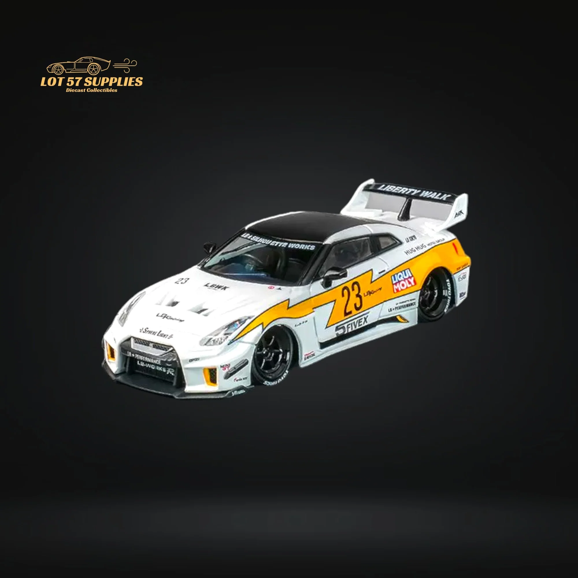 CM Model Nissan Skyline GT-R R35RR LBWK Silhouette 1:64 - Image 3