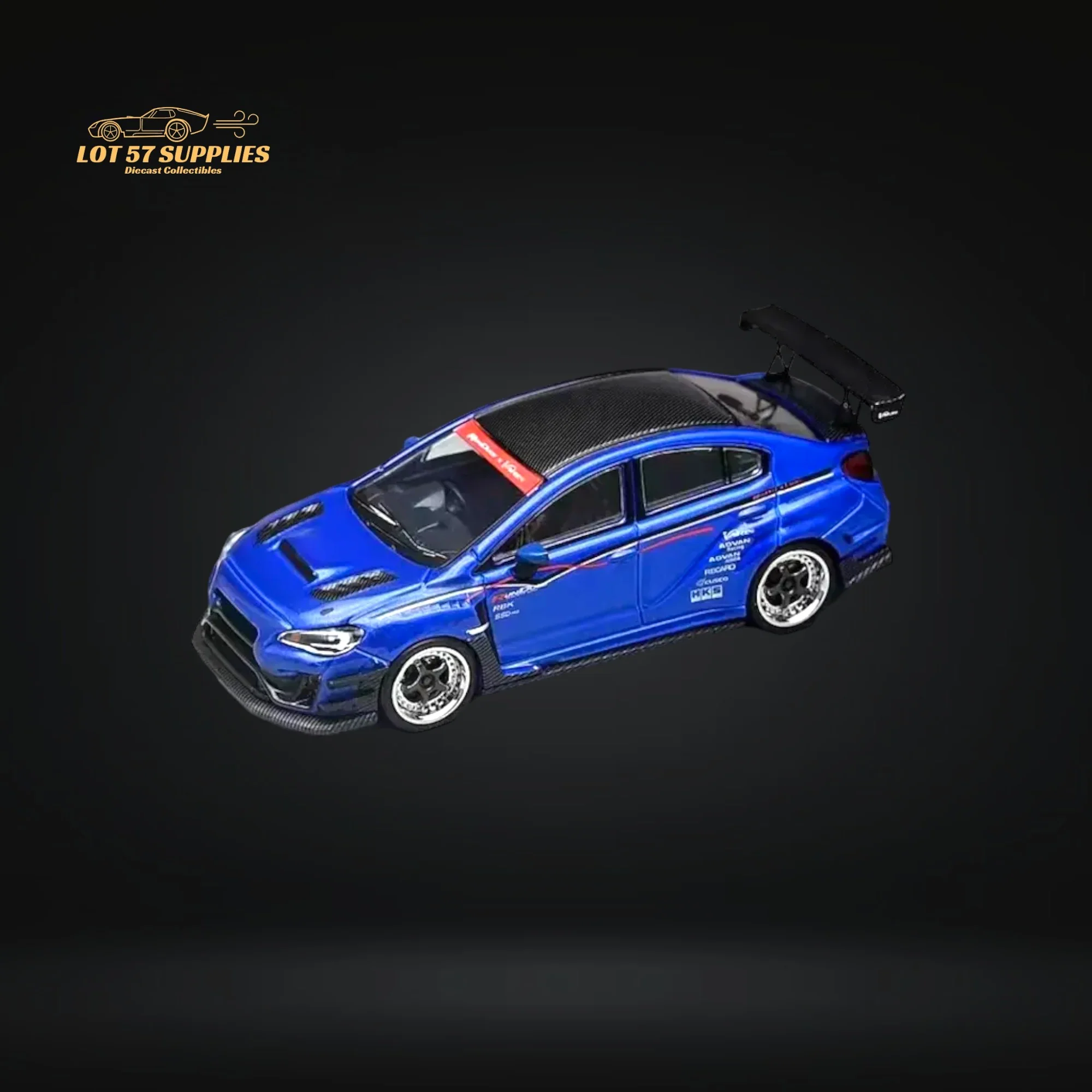 CM Model Subaru WRX STI Varis Blue 1:64 - Image 5
