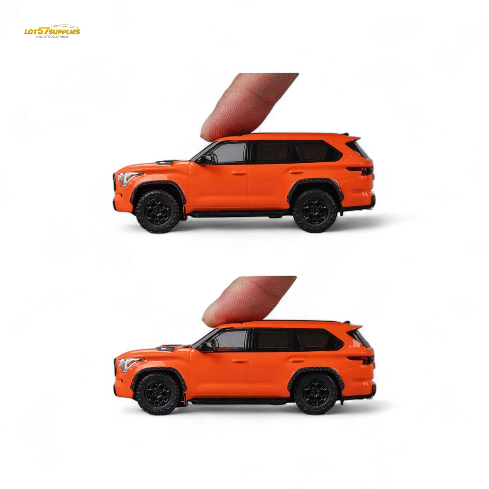 CM MODEL Toyota Sequoia Orange 1:64 - Image 4