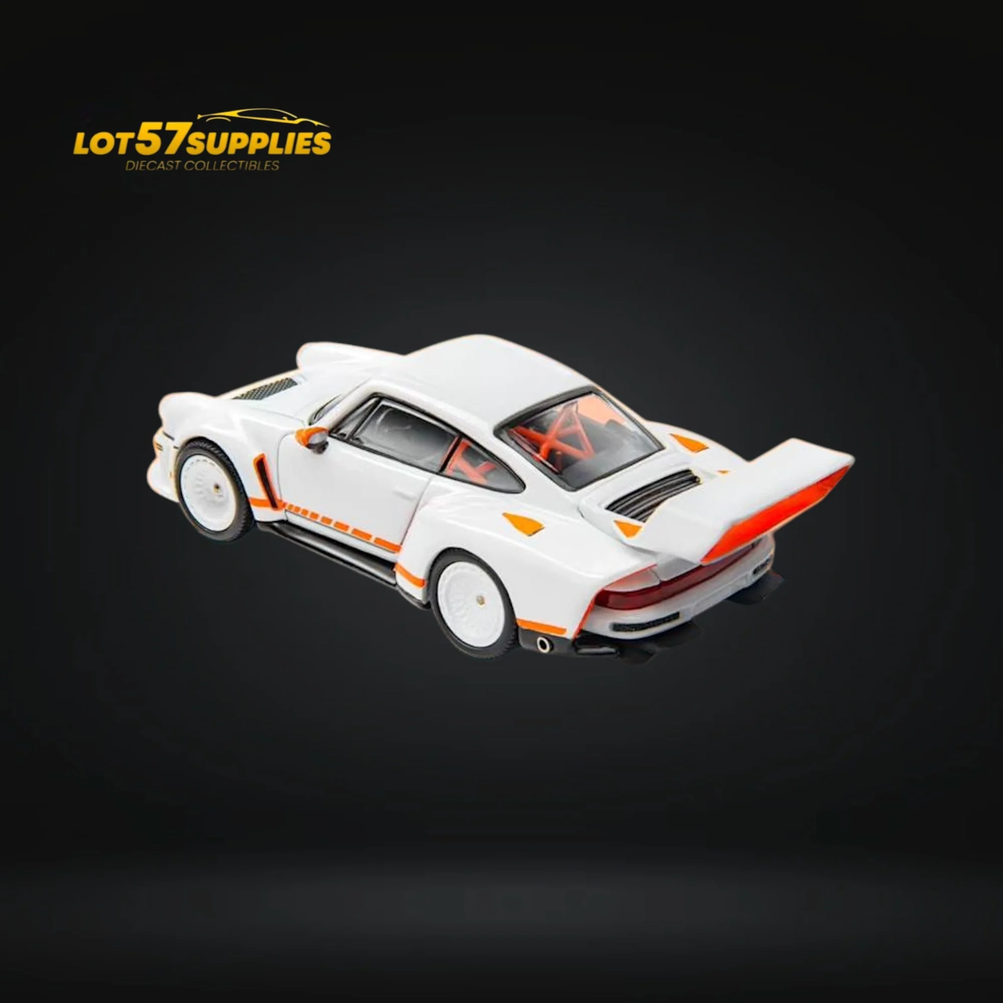 (Pre-Order) FindClassically Porsche Singer DLS Pearl White 1:64 - Image 3
