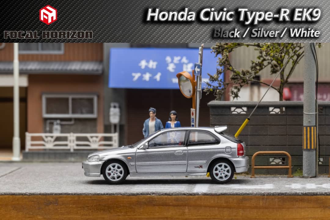 Focal Horizon Civic Type-R EK9 Silver 1:64 - Image 3