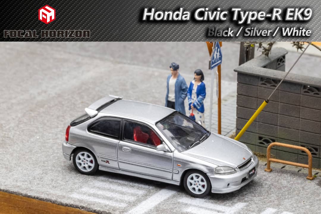 Focal Horizon Civic Type-R EK9 Silver 1:64 - Image 4