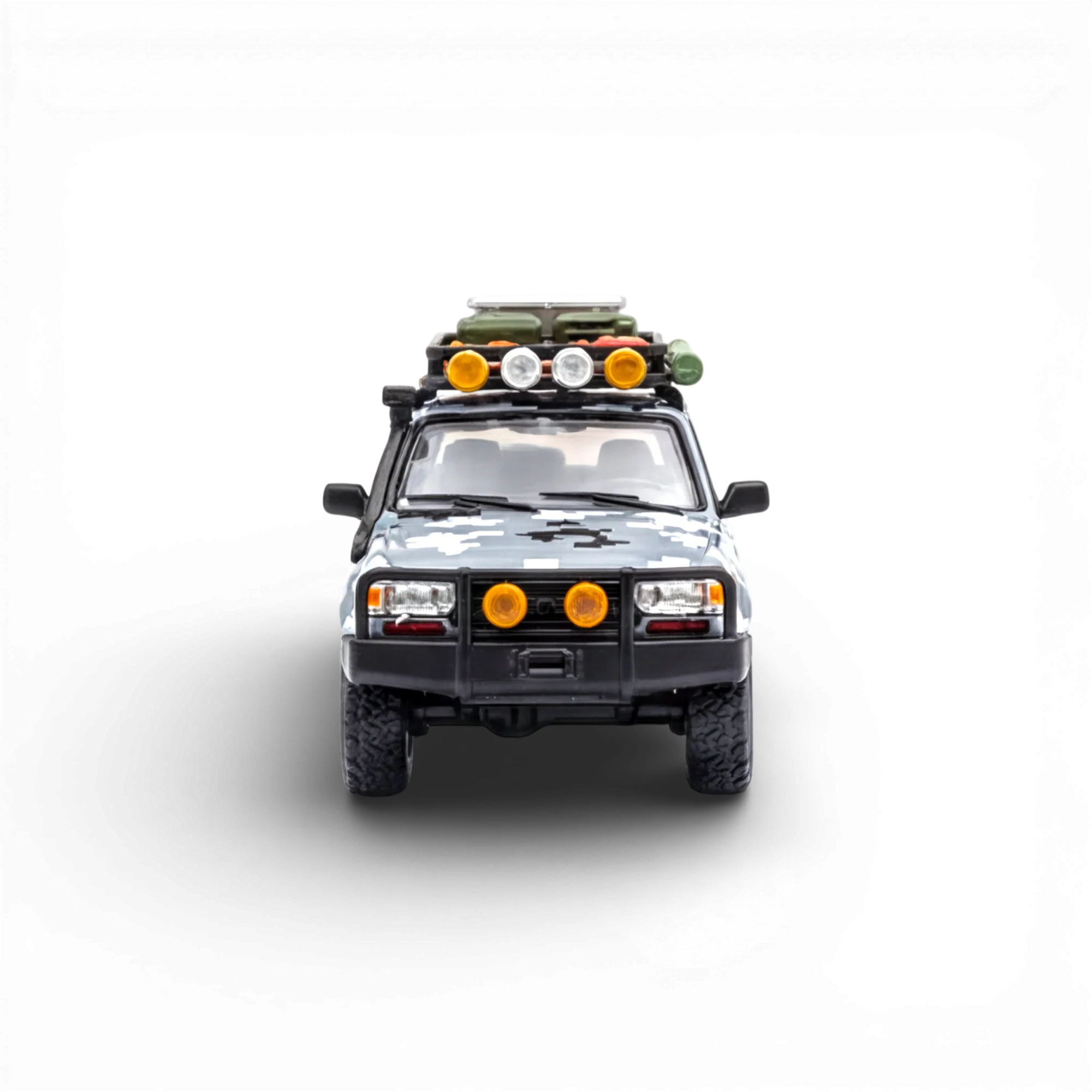 GCD Toyota Land Cruiser LC80 Digital Camouflage - Accessories Included 1:64 - Image 5