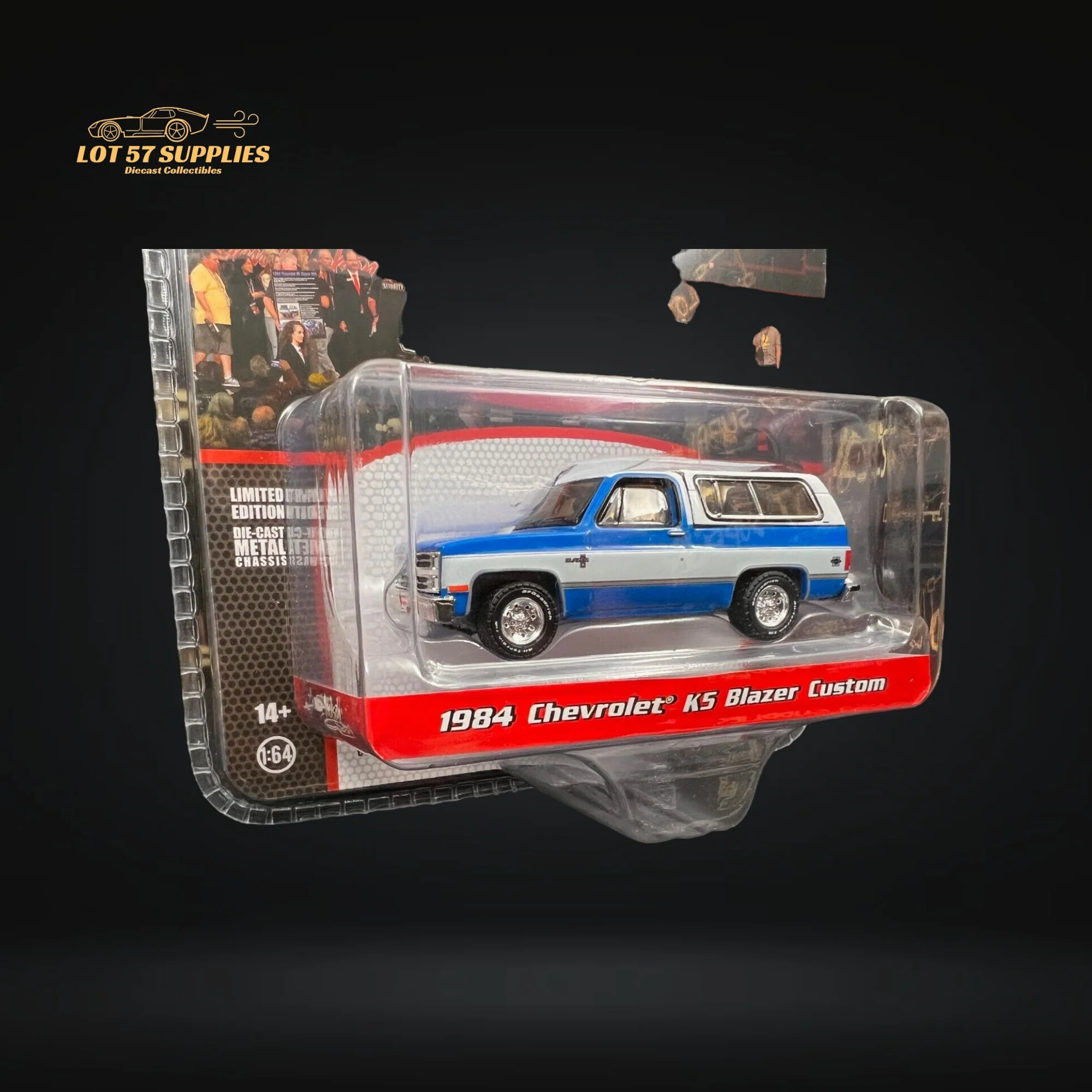 Greenlight 1984 Chevrolet K5 Blazer Custom w/ Removable Bed Cover 1:64 - Image 6