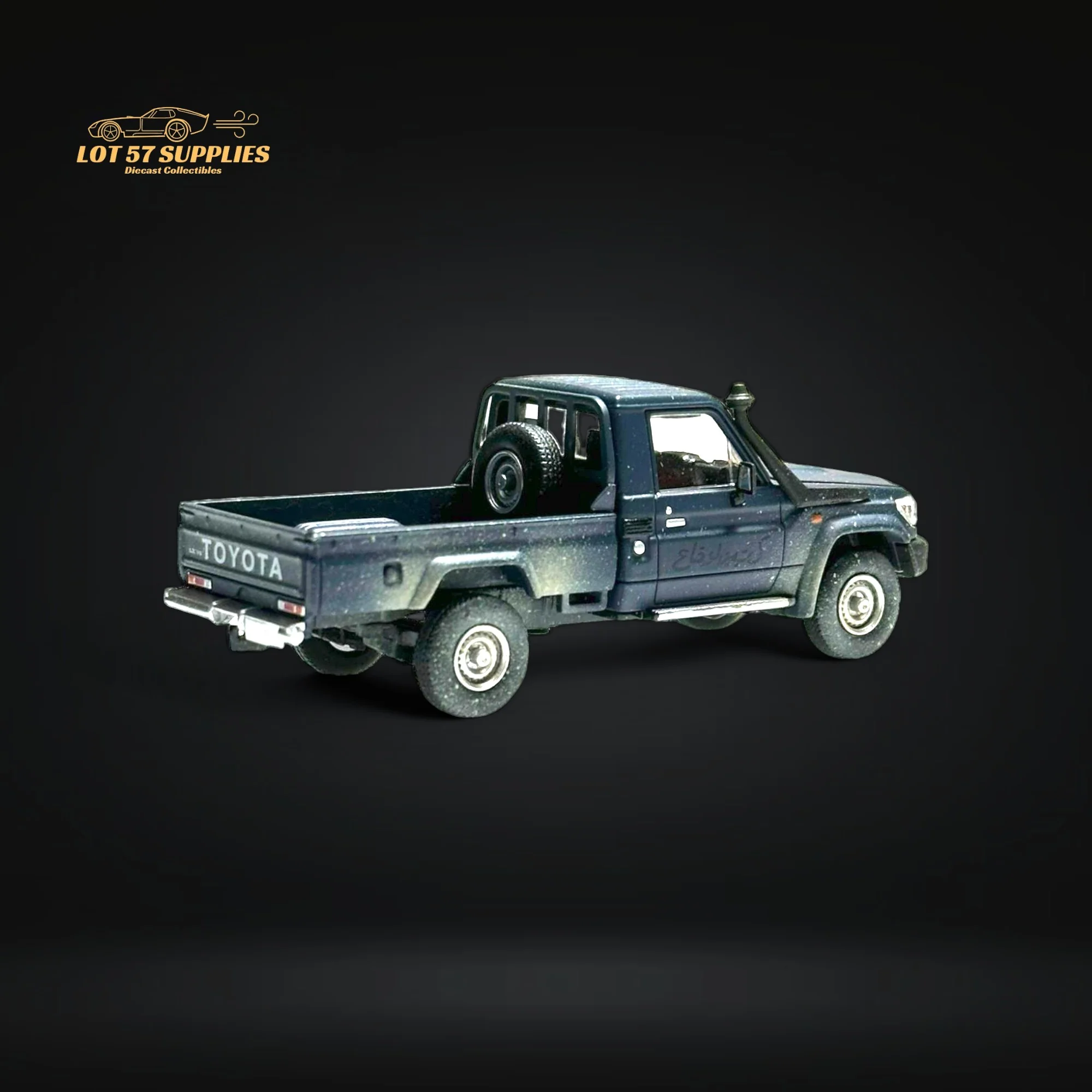 HobbyFans Toyota Land Cruiser 70 Series Blue Dirt Version 1:64 - Image 3