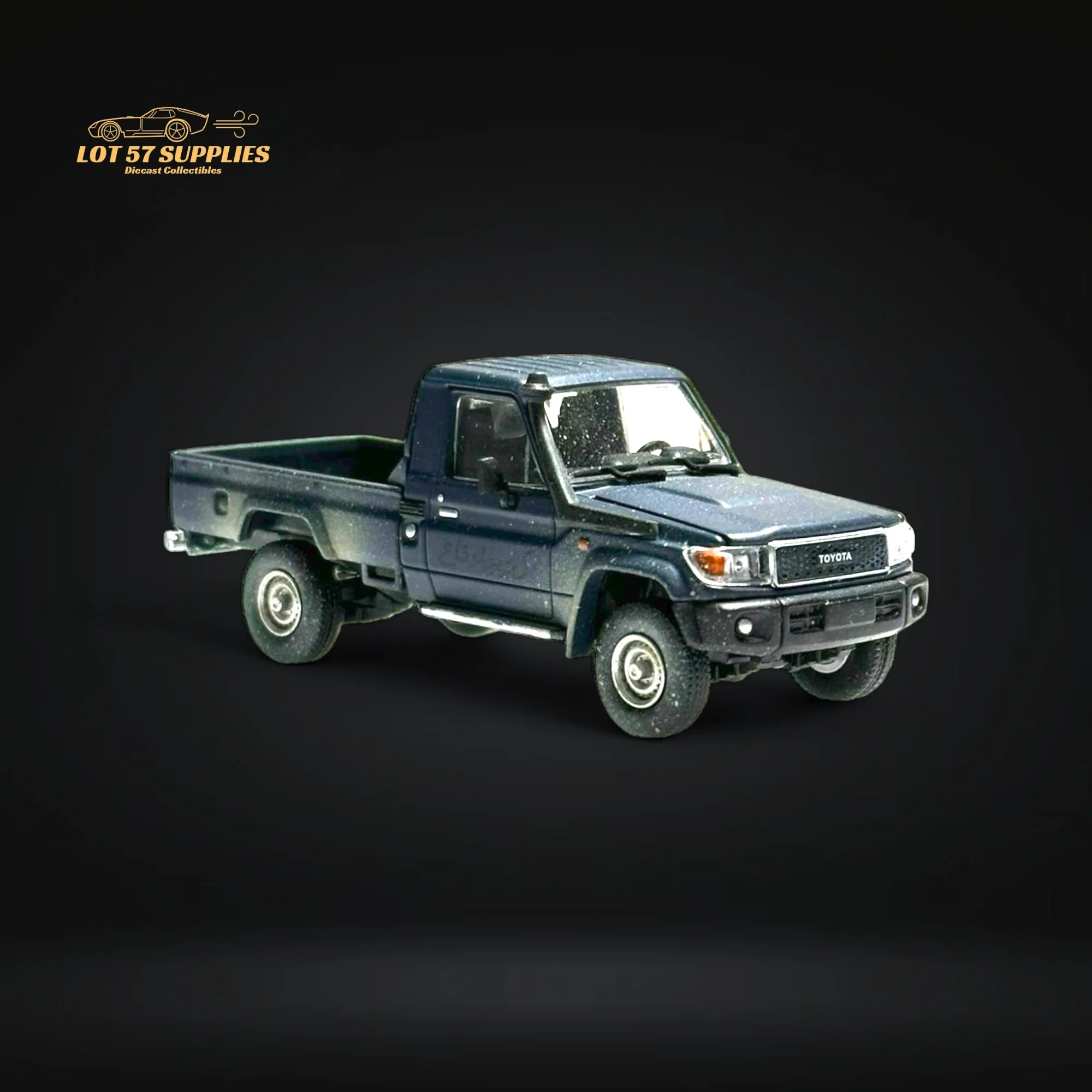 HobbyFans Toyota Land Cruiser 70 Series Blue Dirt Version 1:64 - Image 4