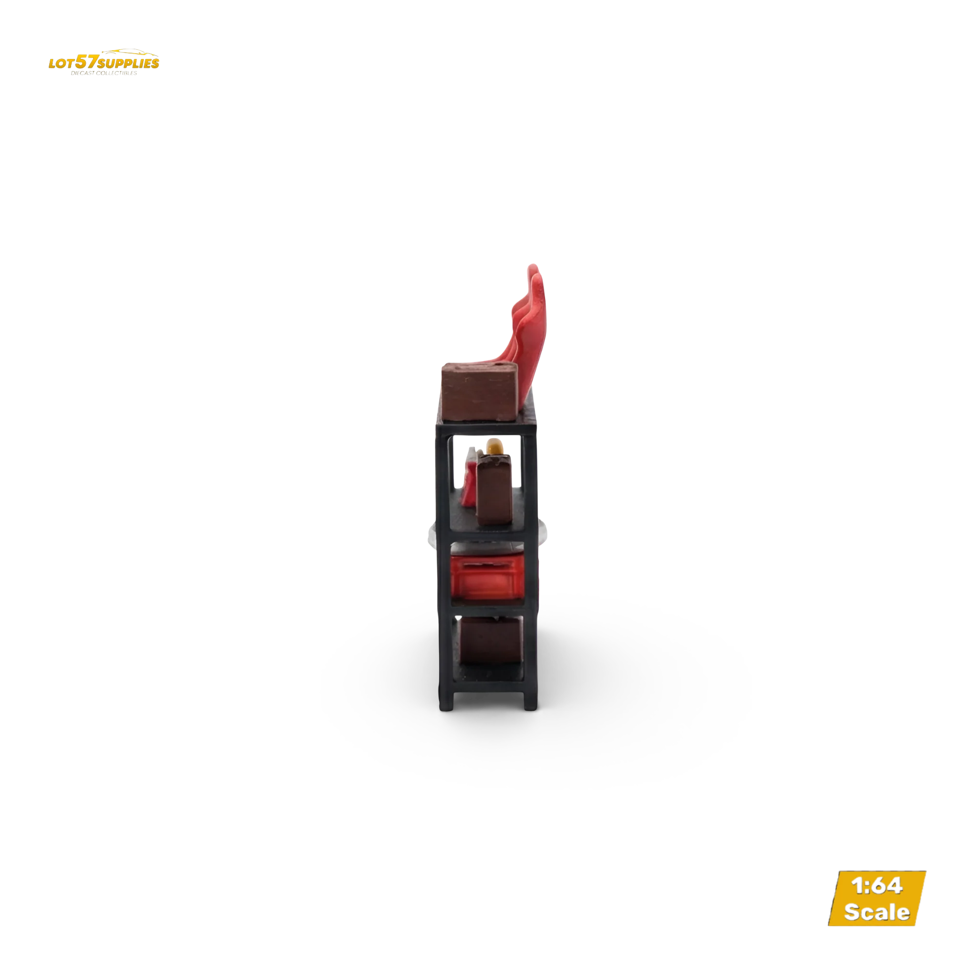 LOT57 Parts "AUTO PARTS SHELVING" V1 1:64 Diorama Accessory - Image 4