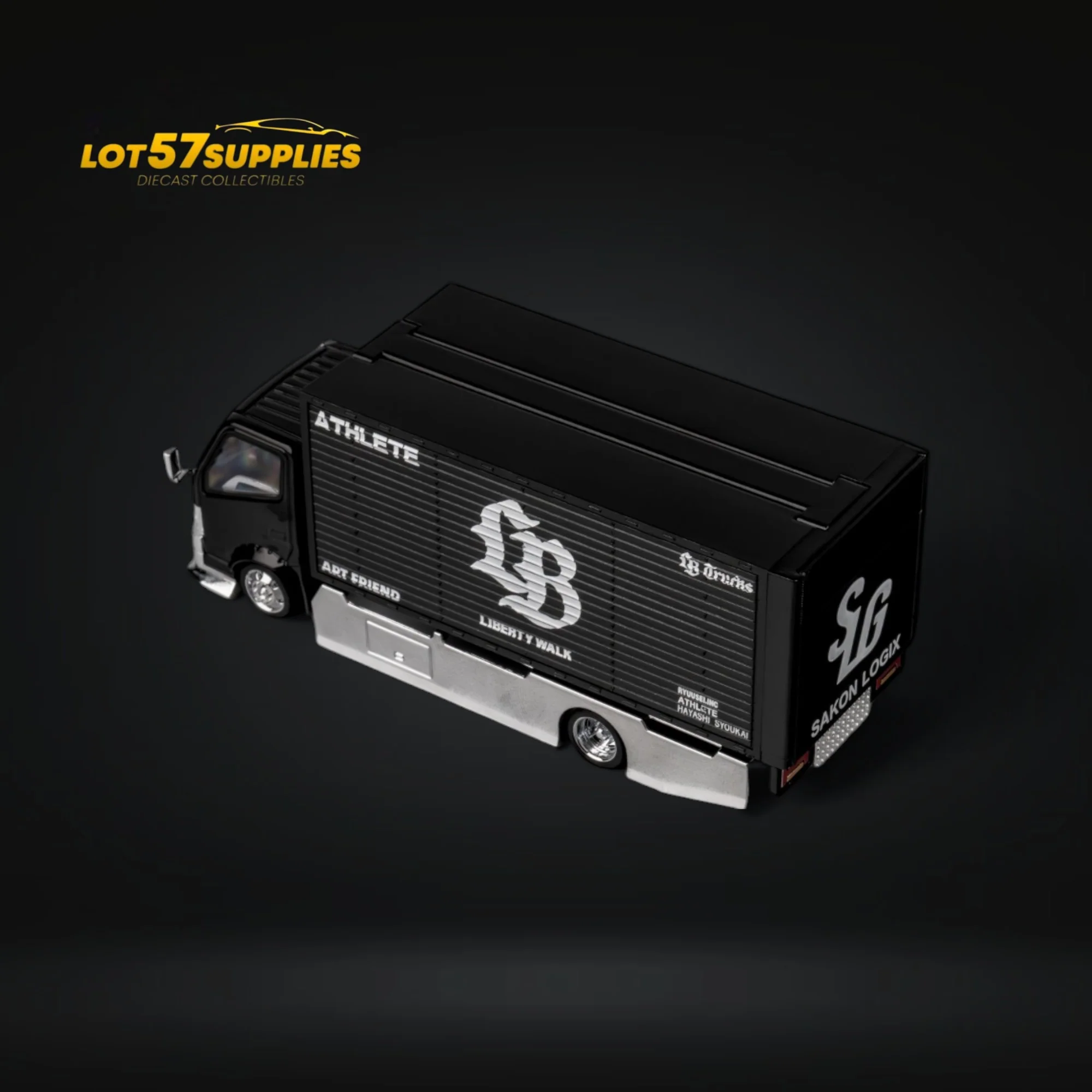 MicroTurbo Hino 300 Custom Box Truck AIT Limited Edition 1:64 - Image 3