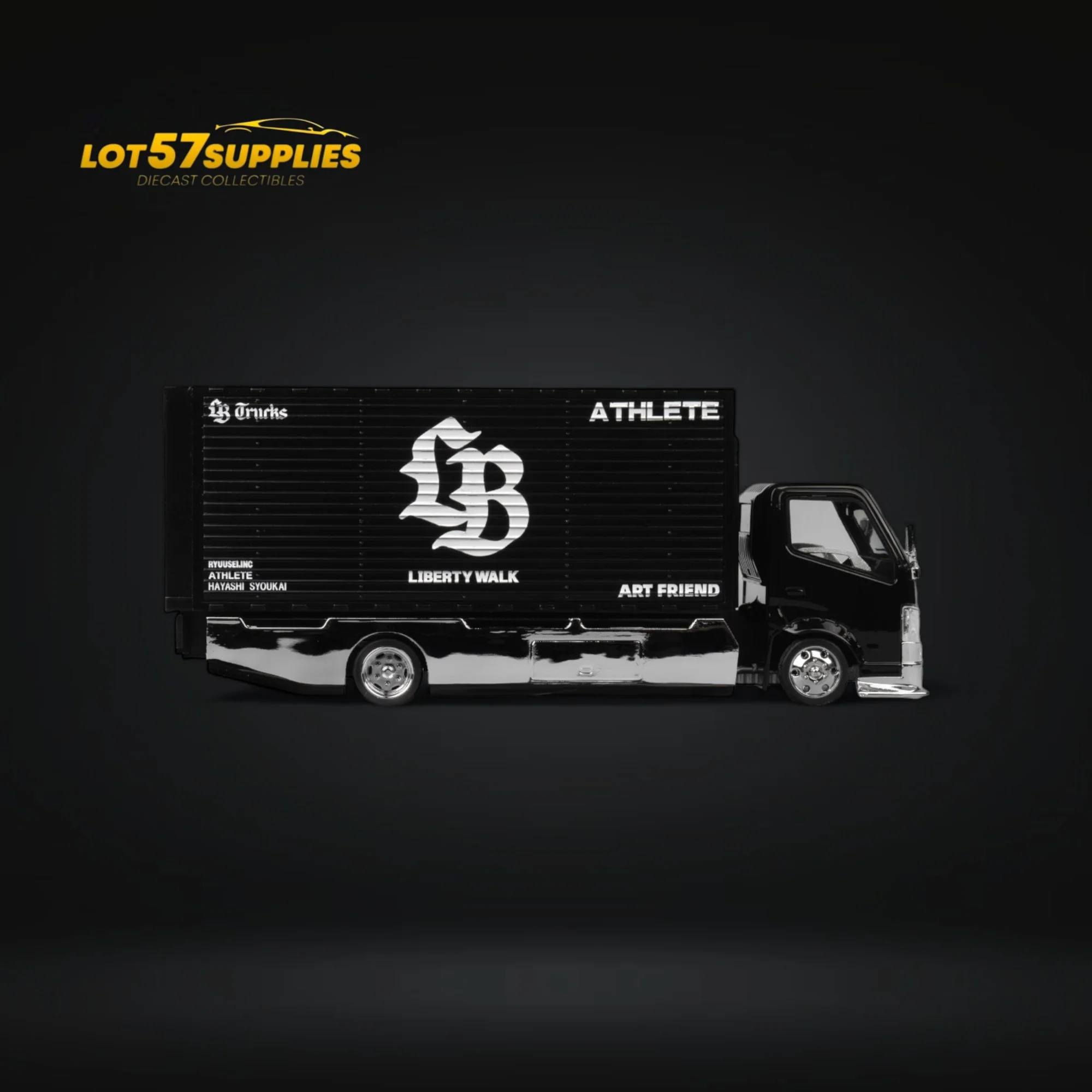 MicroTurbo Hino 300 Custom Box Truck AIT Limited Edition 1:64 - Image 7