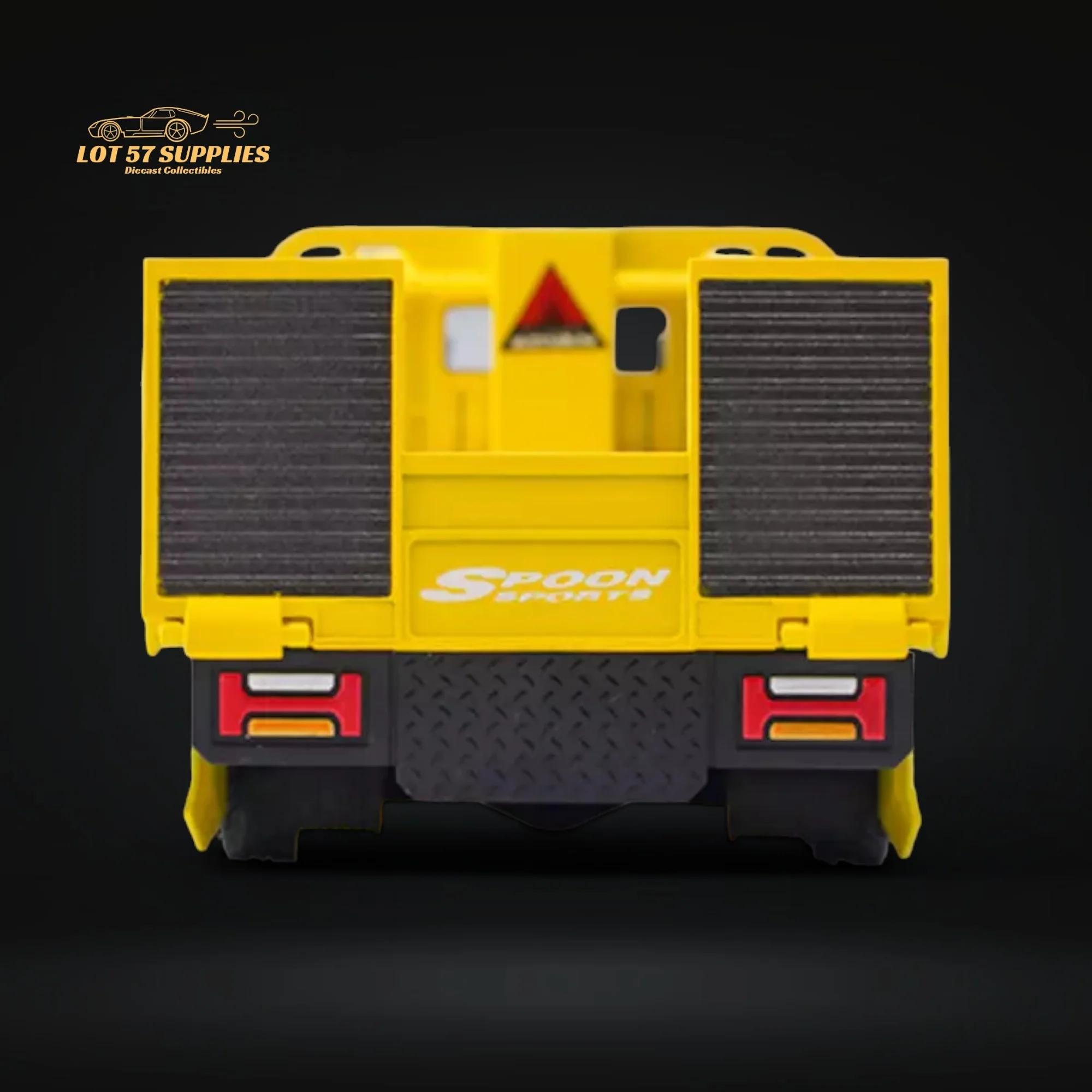 MicroTurbo Hino 300 Custom Flatbed Tow Truck Spoon Livery 1:64 - Image 4