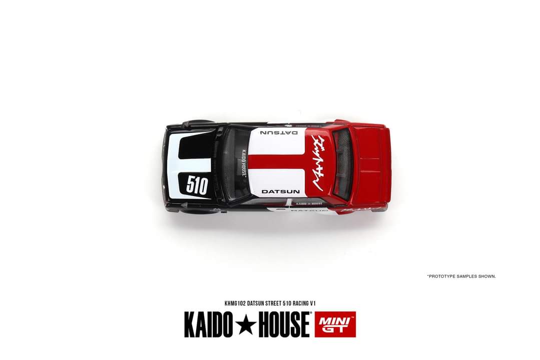 Mini GT x Kaido House Datsun 510 Sedan Racing V1 1:64 - Image 5