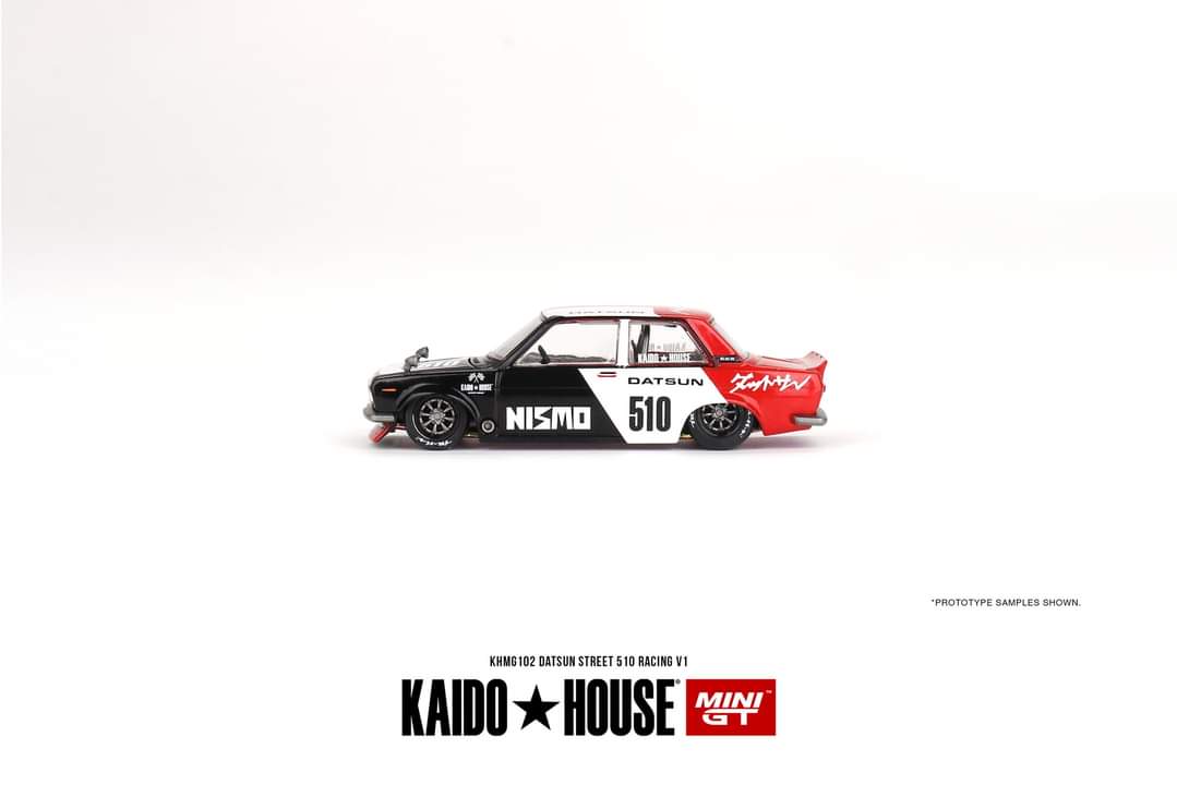 Mini GT x Kaido House Datsun 510 Sedan Racing V1 1:64 - Image 6