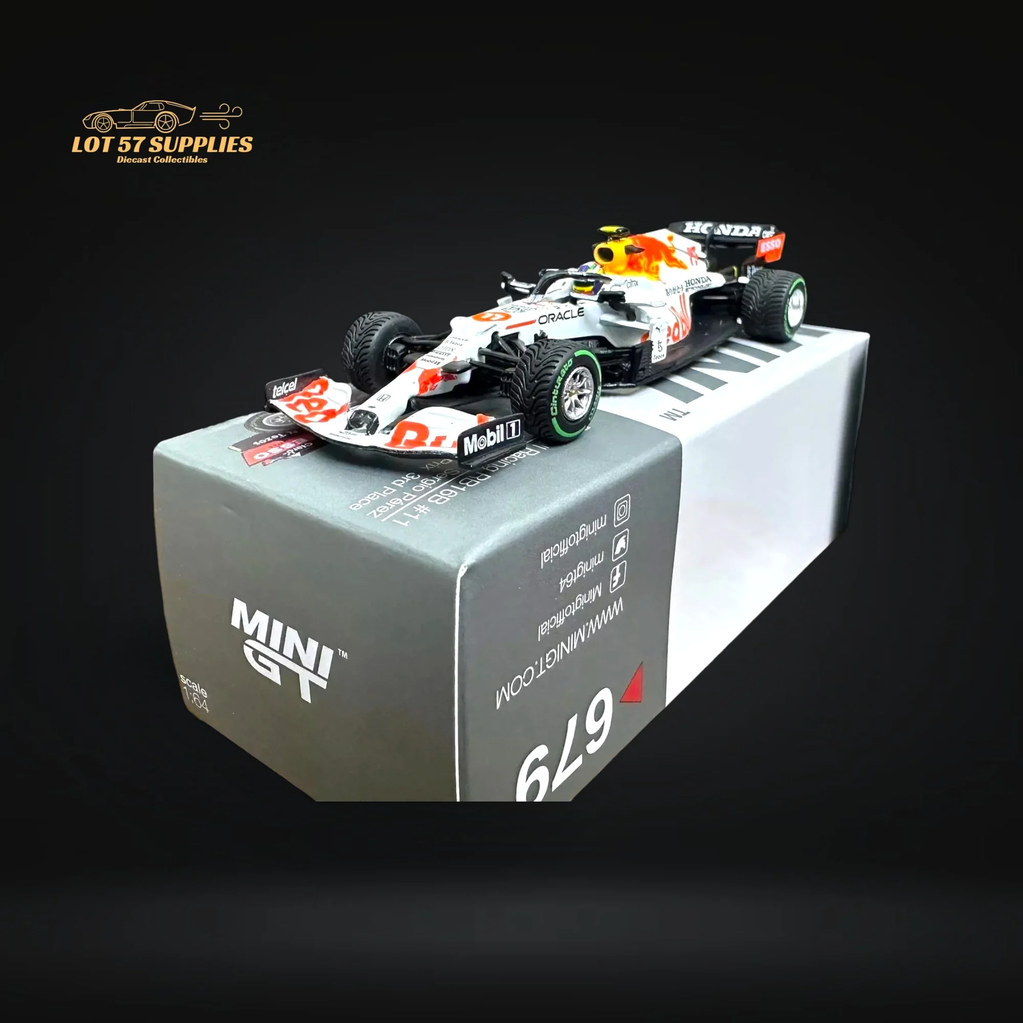 Mini-GT Red Bull RB16B #11 Sergio Pérez 1:64 - Image 6