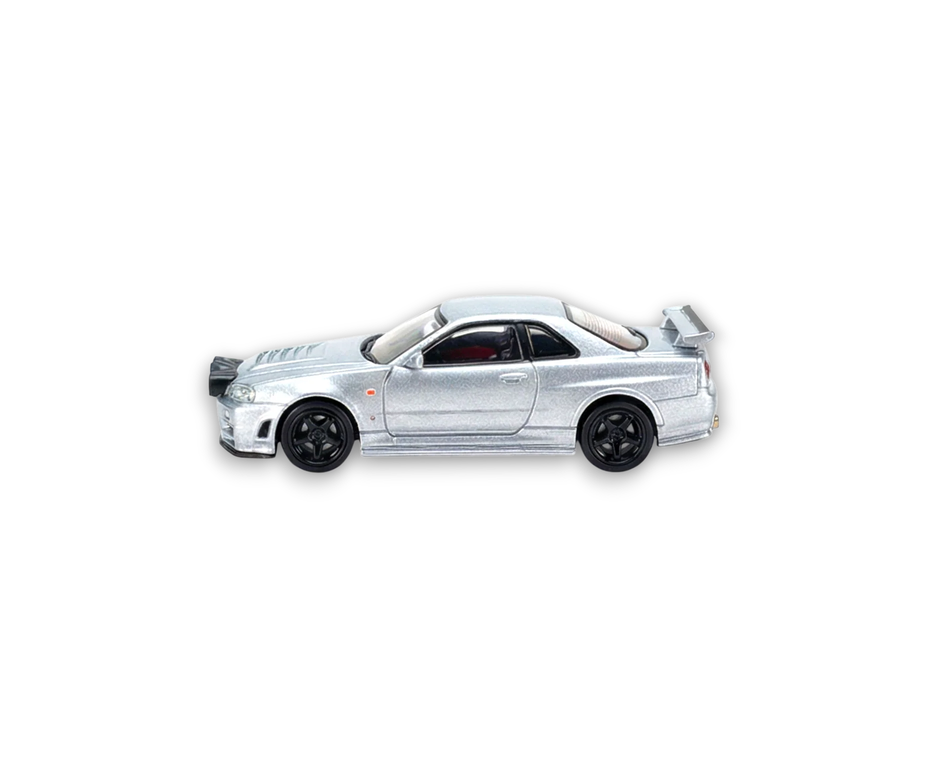 Street Weapon Nissan R34 GT-R Silver Snow Drift 1:64 - Image 3