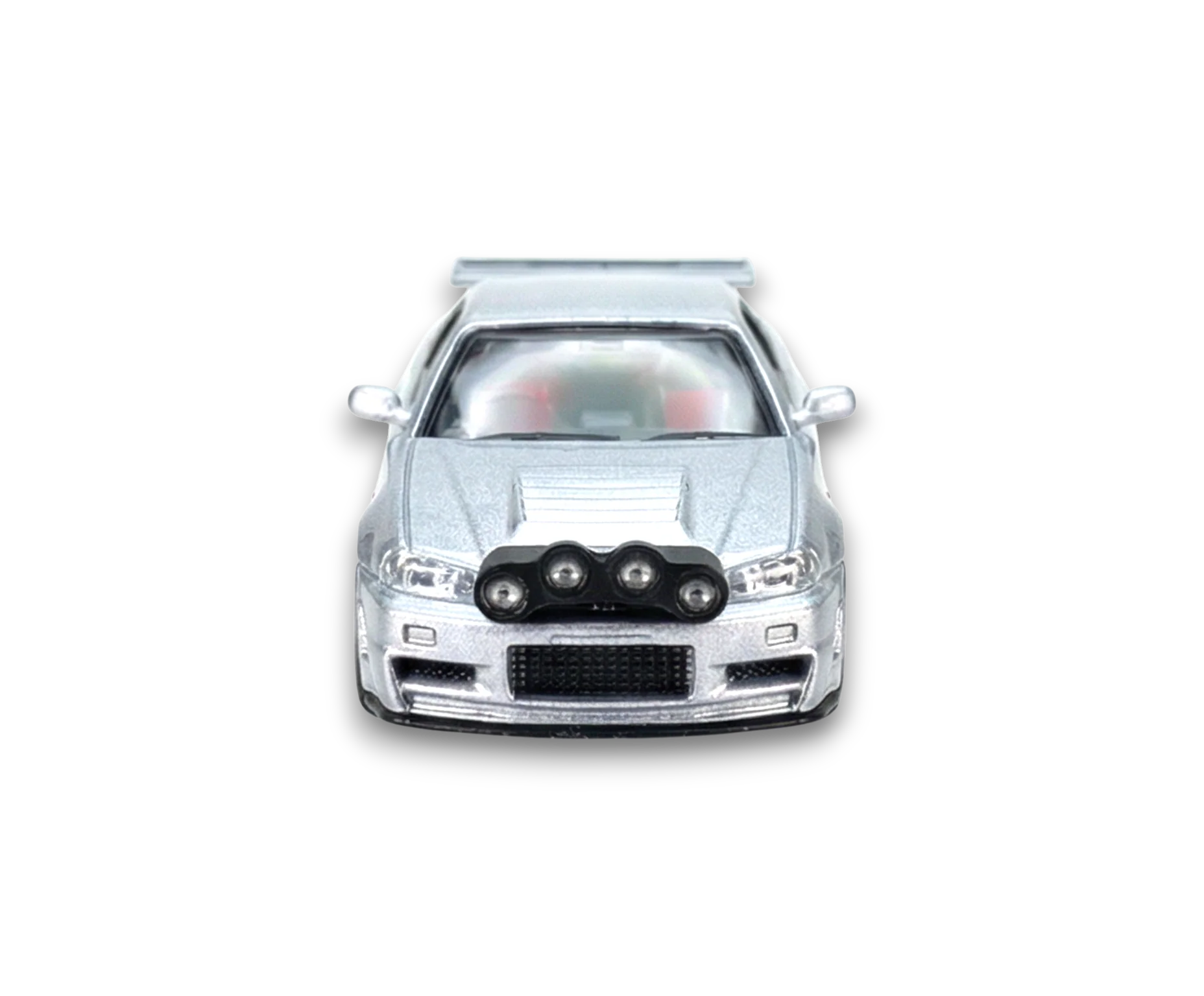 Street Weapon Nissan R34 GT-R Silver Snow Drift 1:64 - Image 5