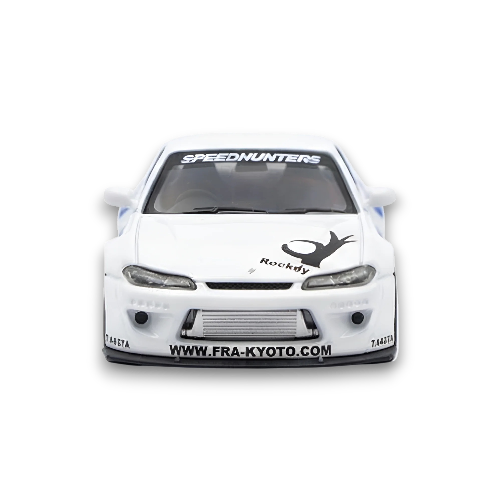 Street Weapon Nissan Silvia S15 Rocket Bunny Blue - White 1:64 - Image 4