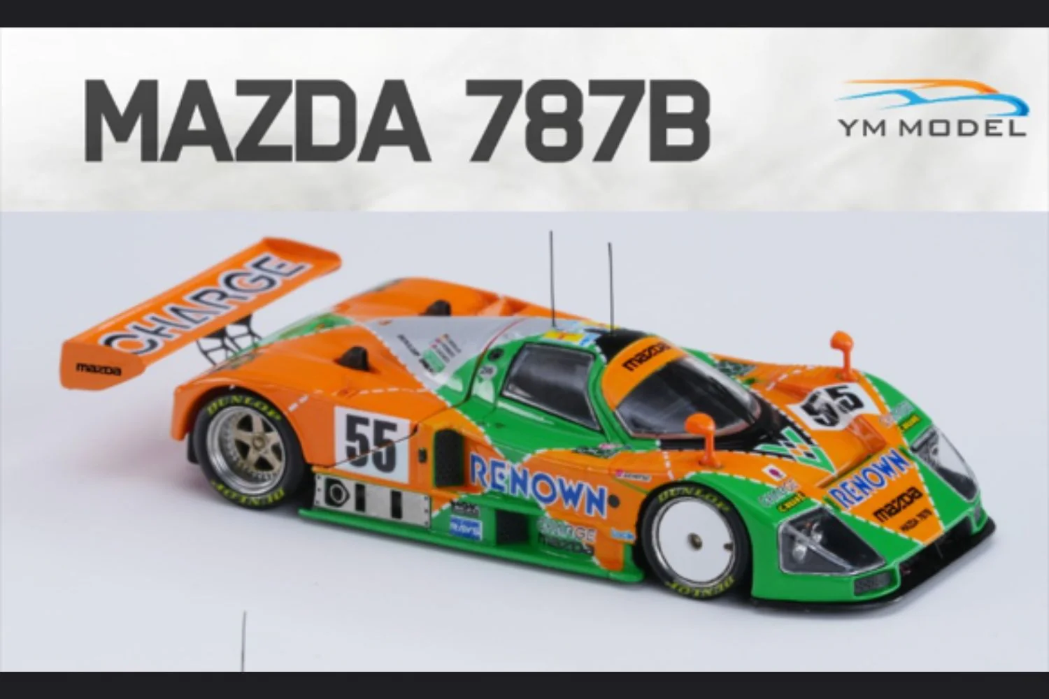 (Pre-Order) YM Model Mazda 787b #55 1:64 - Image 3